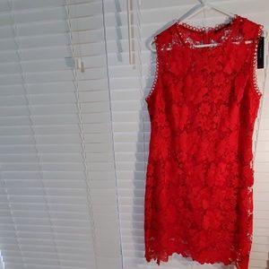 Red Lace dress